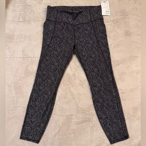 Athleta Black and White Patterned Leggings